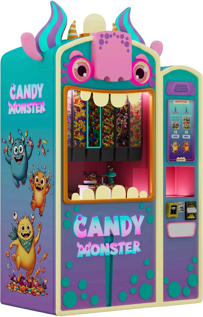 Candy Monster — personalised candy-mix robot